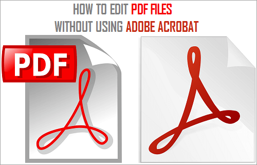 Adobe Acrobat Edit Pdf How To