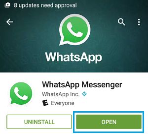 whatsapp phone android open account messages create reinstall without basic learn tips agree tap welcome screen