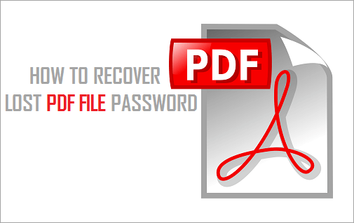 Recover Lost PDF File Password