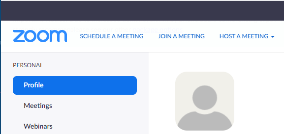 Schedule Meeting Option in Zoom