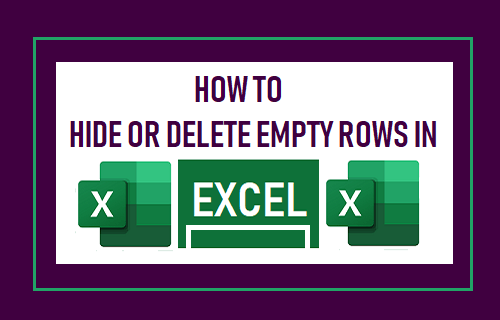 How to Hide or Delete Empty Rows in Excel - 98