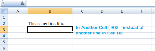 Cursor Moves to another Cell