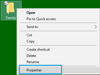 Access File Properties in Windows 10