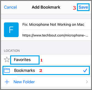 How to Bookmark Webpages on iPhone Safari Browser - 53