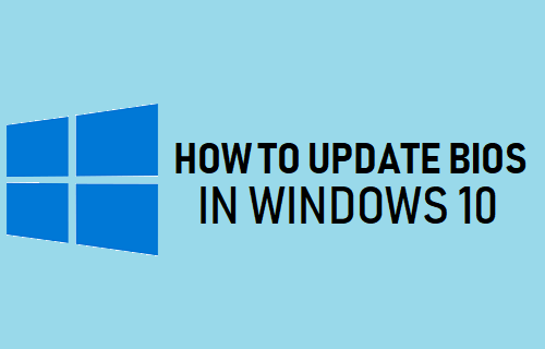 Update BIOS in Windows 10