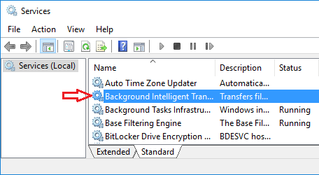 Windows BackGround Intelligent Transfer Service