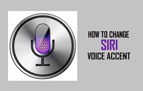 Change Siri Voice Accent