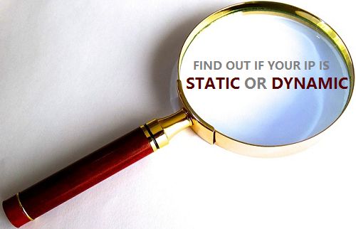 Check whether IP is Static or Dynamic