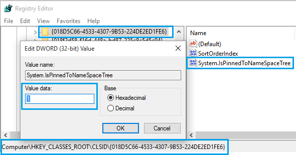 Remove OneDrive From File Explorer Sidebar in Windows 10 - 4