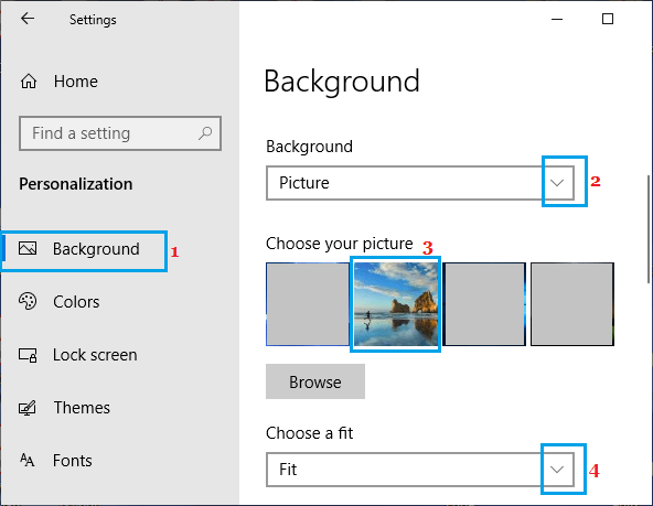 How to Change Desktop Background in Windows 10