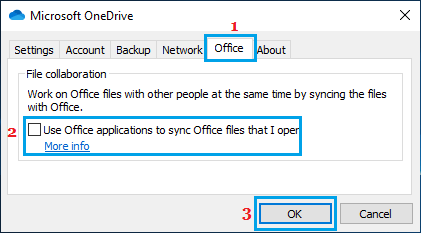 Verhindern Sie, Dass Office-Dateien Mit Onedrive Synchronisiert Werden