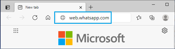 Visit WhatsApp Web On Edge Browser
