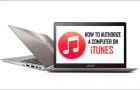 Authorize a Computer on iTunes