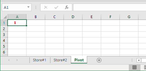 Blank Cell in Excel 