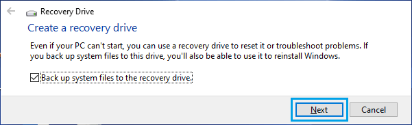 How to Create Recovery USB Drive in Windows 10 - 75