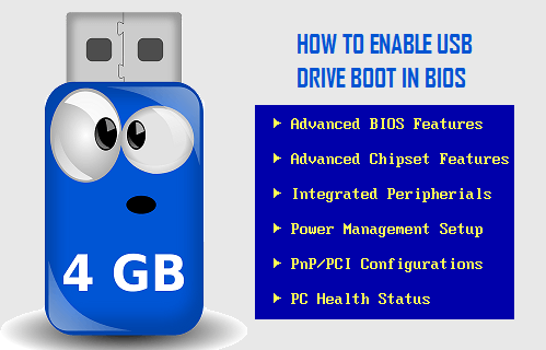 Enable USB Boot in BIOS