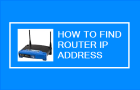 Find Router IP Address