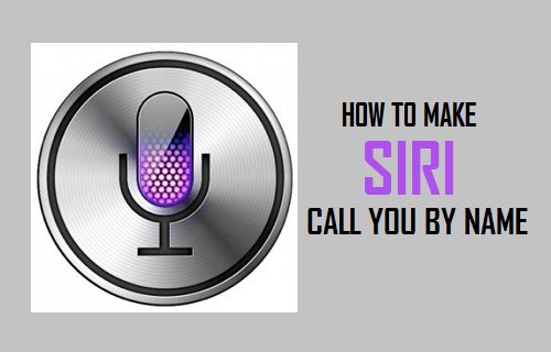 Setup Siri to Call You By Name