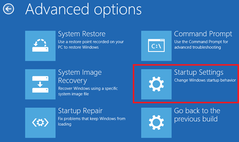 Windows 10 Safe Mode Advanced Options