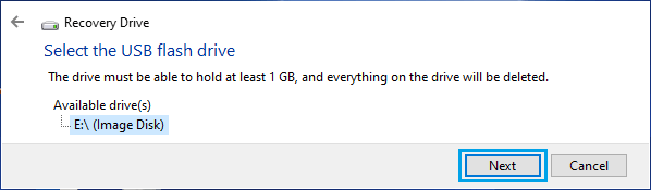 How to Create Recovery USB Drive in Windows 10 - 19