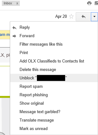 How to Block Someone in Your Gmail Account - 13