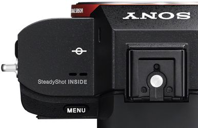 Camera image stabilization software inside