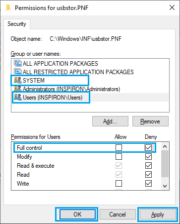 How to Disable USB Storage Devices in Windows 10 - 9