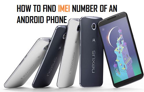 Find IMEI Number of Android Phone