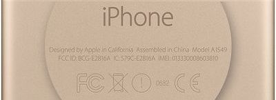 IMEI Number on Back of iPhone