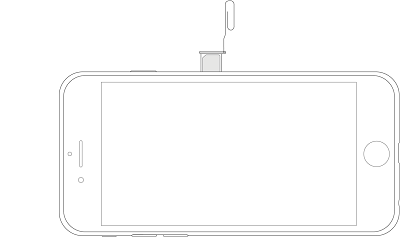 Eject SIM Card On iPhone Using SIM Ejection Tool