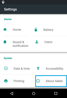 About Android Device