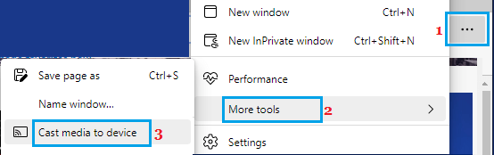 Option „Medien Auf Gerät Übertragen“ In Microsoft Edge