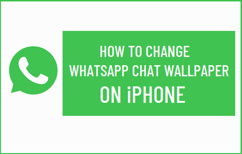 Change WhatsApp Chat Wallpaper on iPhone