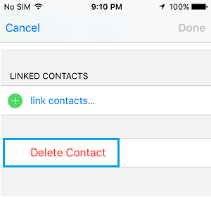 How to Delete Contacts From iPhone or iPad - 42