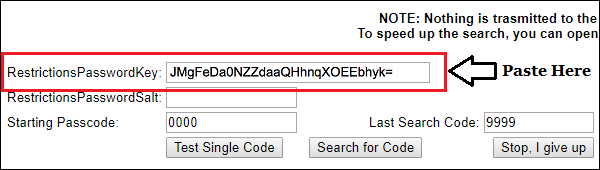 reset restrictions passcode using ibackupbot reset restrictions passcode using ibackupbot