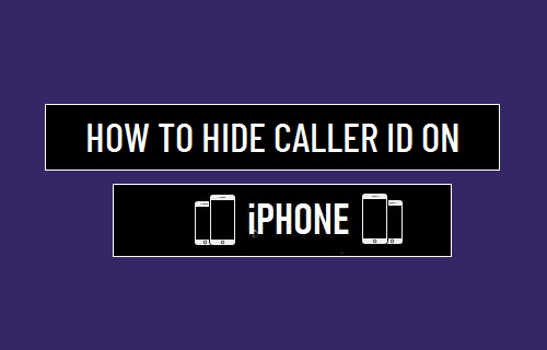 Hide Caller ID on iPhone