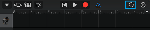 Loop Icon in GarageBand App