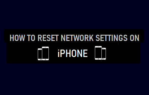 Restablecer configuración de red en iPhone