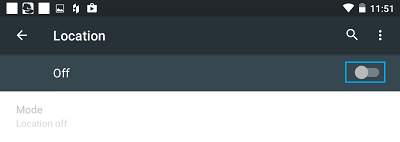 Turn Off Location Tracking on Android Phone