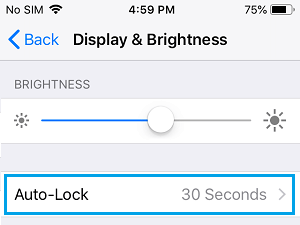 How to Fix Auto Lock Greyed Out on iPhone - 60