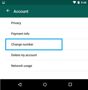 Change Whatsapp Phone Number