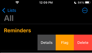 Delete Reminder on iPhone