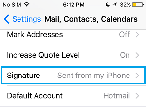 How To Change Or Remove Sent From My Iphone Signature
