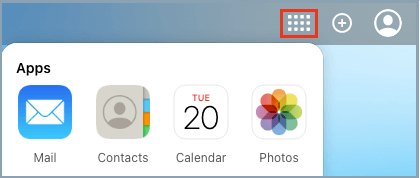 Open Photos App on iCloud