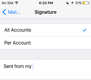 How To Change Or Remove Sent From My Iphone Signature
