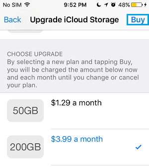 iCloud Drive Storage Plans