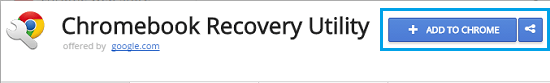 Add Chromebook Recovery Utility to Chrome Browser