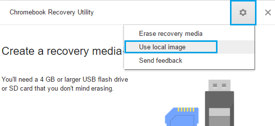 Create Chrome Recovery Media