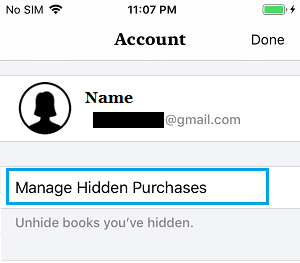 Manage Hidden Purchases on iPhone