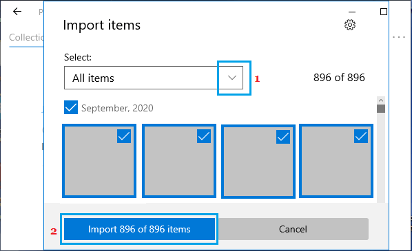 Import All Photos from iPhone to Computer